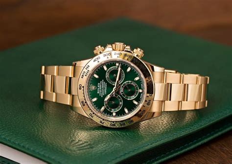 rolex gold with green face|green face gold band rolex.